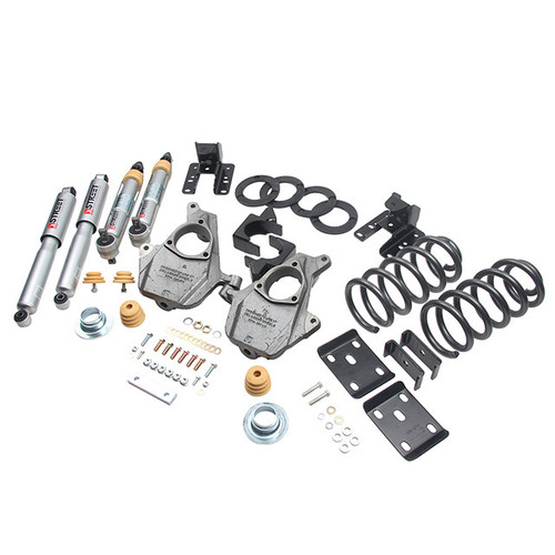 2016.5-2018 GMC Sierra 1500 2WD (Std Cab) 3/5" Lowering Kit w/ Street Performance Shocks - Belltech 1012SP