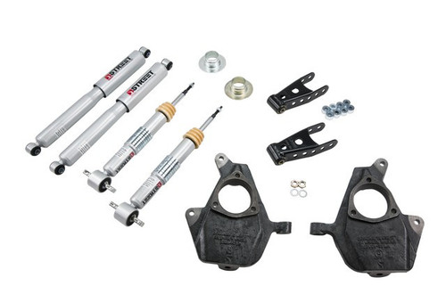 2007-2013 GMC Sierra 1500 2WD (Std Cab) 2/3" Lowering Kit w/ Street Performance Shocks - Belltech 639SP