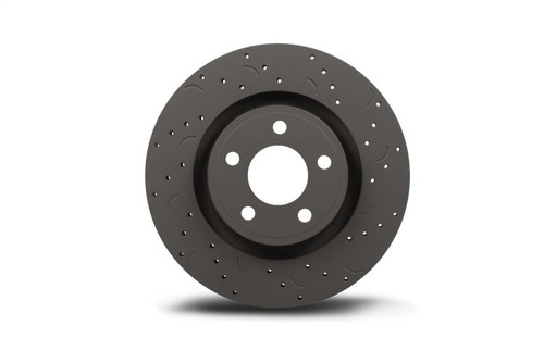 Hawk Talon 2004 Mazda RX-8 w/ Sport Suspension Drilled and Slotted Front Brake Rotor Set - HAWKHTC5350