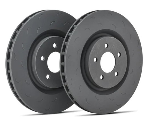 Hawk Talon 86-91 BMW E30 Slotted-Only Solid 10.16 in Diameter Rear Brake Rotor Set - HAWKHTS4657