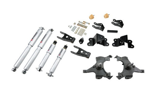 1990-1994 Chevy C1500 SS454 2WD 2/4" Lowering Kit  w/ Street Performance Shocks - Belltech 699SP