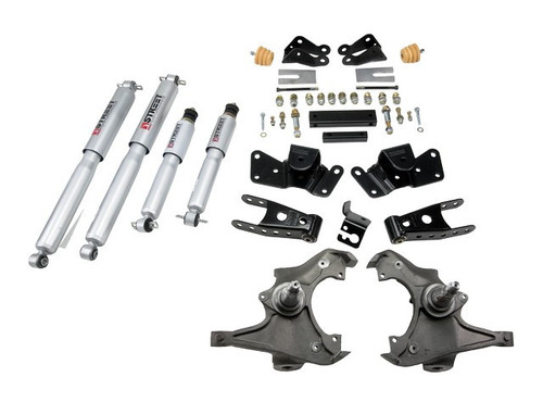 1997-2000 GMC C2500 / C3500 2WD 3/4" Lowering Kit w/ Street Performance Shocks - Belltech 716SP