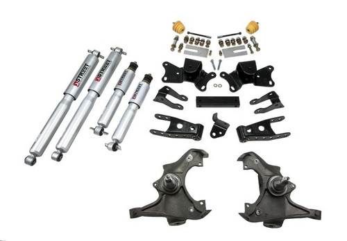 1990-1996 Chevy C2500 2WD (Extended Cab) 3/4" Lowering Kit w/ Street Performance Shocks - Belltech 721SP
