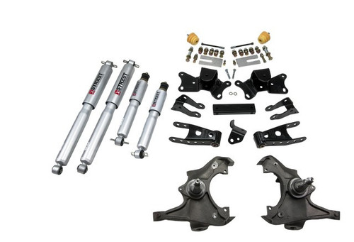 1988 Chevy C3500 Crew Cab Dually 3/4" Lowering Kit w/ Street Performance Shocks - Belltech 726SP