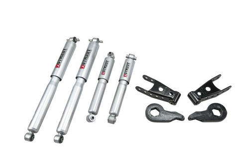 1988-1998 GMC Sierra K1500 (4wd) 2/2" Lowering Kit w/ Street Performance Shocks - Belltech 729SP