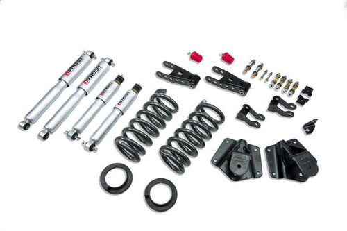 1995-1999 Chevy Tahoe (2WD) 2/4" Lowering Kit w/ Street Performance Shocks - Belltech 791SP