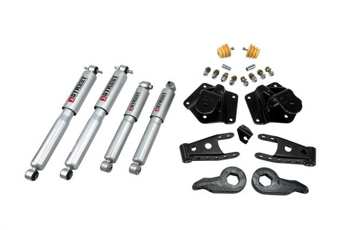 1995-1999 Cadillac Escalade 4WD (4-Door) 2/3" Lowering Kit w/ Street Performance Shocks - Belltech 763SP