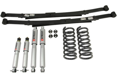 1998-2003 Ford Ranger (2WD) Std & Ext Cab 3/3" Lowering Kit w/ Street Performance Shocks - Belltech 900SP