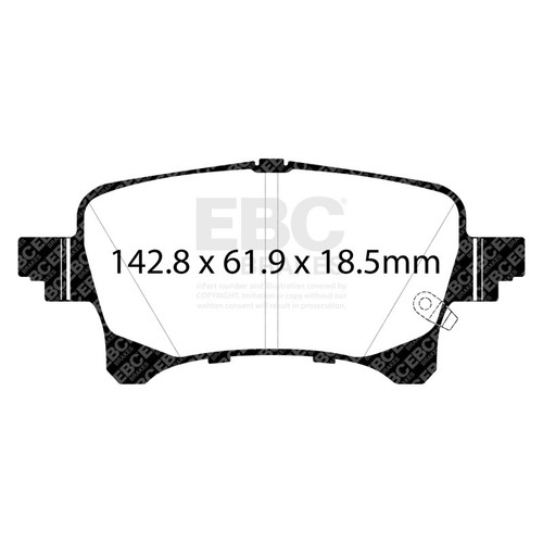 EBC Yellowstuff Brake Pad Sets - DP43093R