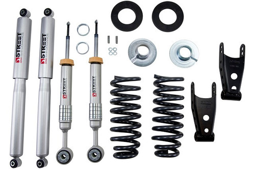 2009-2013 Ford F150 Standard Cab 2wd 2-3" F / 2" R Lowering Kit w/ Street Performance Shocks - Belltech 974SP