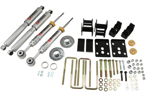 2009-2013 Ford F150 Extended / Crew Cab (2WD) 3/4" Lowering Kit w/ Street Performance Shocks - Belltech 983SP