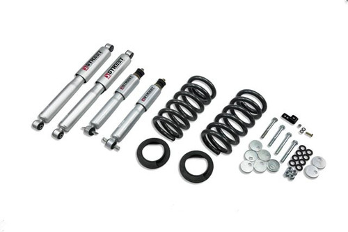 1997-2002 Ford Expedition / Navigator (2WD w/ Rear Air Spring) 3/3" Lowering Kit w/ Street Performance Shocks - 941SP