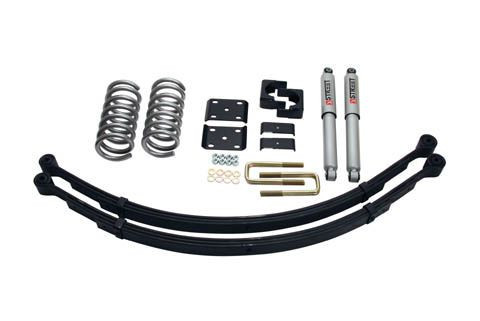 2004-2015 Nissan Titan 2" F / 4" R Lowering Kit w/ Street Performance Shocks - Belltech 437SP