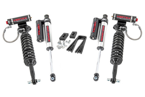 2021-2025 Ford F-150 2wd/4wd 2" Leveling Lift Kit W/ Vertex Coilovers & Shocks - Rough Country 58650