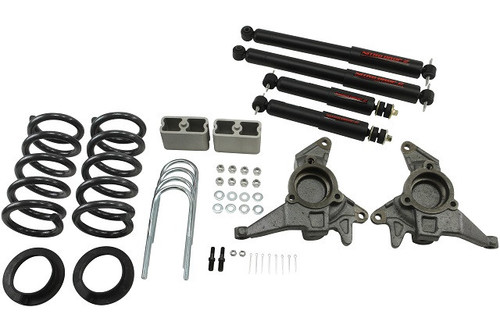 1998-2004 Chevy Blazer 2wd 4/3" Lowering Kit w/ Nitro Drop 2 Shocks - Belltech 626ND