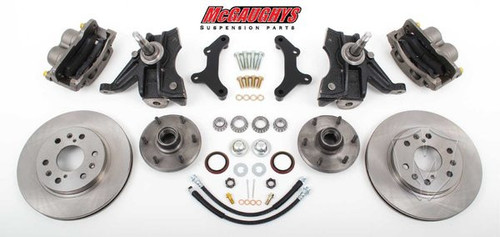 1963-1970 Chevrolet C-10 1963-1970 13" Front Disc Brake Kit & 2.5" Drop Spindles; 6x5.5 Bolt Pattern - McGaughys 63310