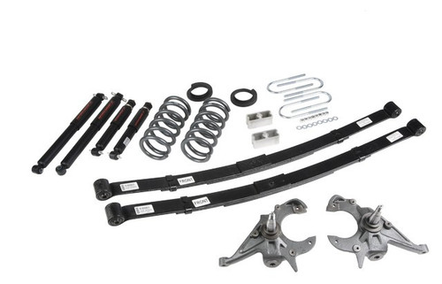 1995-1997 GMC Jimmy 2wd (6 Cyl) 4/5" Lowering Kit w/ Nitro Drop 2 Shocks - Belltech 633ND