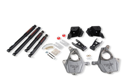 2001-2006 GMC Sierra 1500 2WD (Std Cab) 2/3" Lowering Kit w/ Nitro Drop 2 Shocks - Belltech 653ND