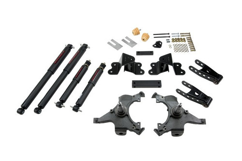 1988-1998 GMC Sierra C1500 2WD (Std Cab) 2/4" Lowering Kit w/ Nitro Drop 2 Shocks - Belltech 690ND