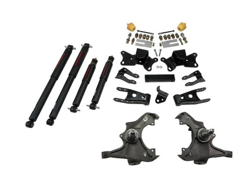 1988 Chevy C3500 Crew Cab Dually 3/4" Lowering Kit w/ Nitro Drop 2 Shocks - Belltech 726ND