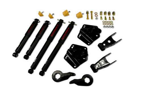 1992-1999 Chevy Suburban K1500 4WD 2/4" Lowering Kit w/ Nitro Drop 2 Shock - Belltech 765ND