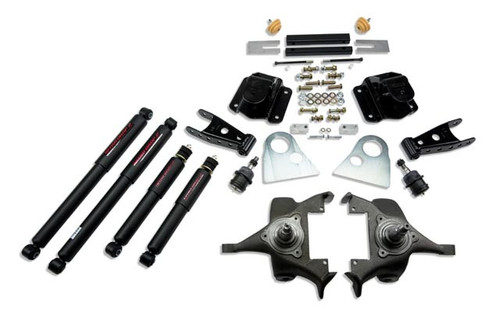 1994-1999 Dodge Ram 1500 Extended Cab 2/4" Lowering Kit w/ Nitro Drop 2 Shocks - Belltech 818ND