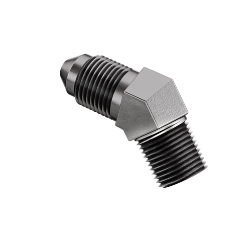 Goodridge 45 Deg Male Adaptor AN3 to 1/8 NPT - P823-03P3