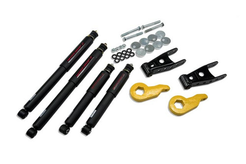 1997-2003 Ford F150 1-3" F / 2" R Lowering Kit w/ Nitro Drop 2 Shocks - Belltech 936ND