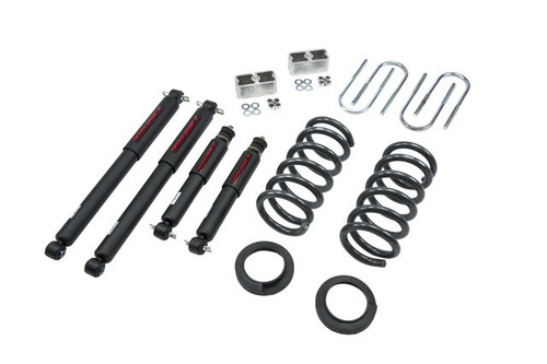 1996-2003 Isuzu Hombre (6cyl) 2-3" F / 2" R Lowering Kit w/ Nitro Drop 2 Shocks - Belltech 777ND