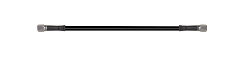 Goodridge 30in Universal Brake Line Assembly w/SS Fittings & Black Hose - 30330TC-BK