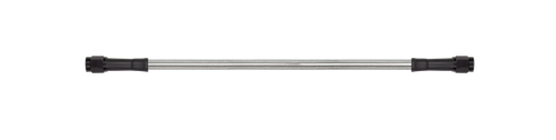 Goodridge 44in Universal Brake Line Assembly w/Black Zinc Fittings & Clear Hose - 30344TB-CL