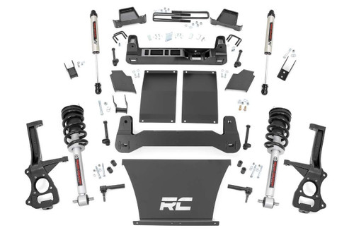 2019-2020 Chevy Silverado 1500 4WD 4" Lift Kit w/ V2 Shocks - Rough Country 27571