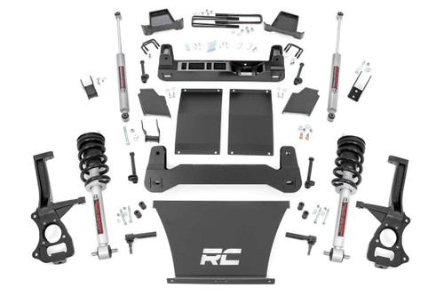 2019-2025 Chevy Silverado 1500 2WD/4WD 6" Lift Kit W/ N3 Struts & Shocks - Rough Country 21732