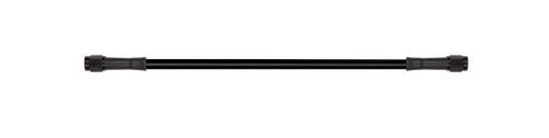 Goodridge 76in Universal Brake Line Assembly w/Black Zinc Fittings & Black Hose - 30376TB-BK