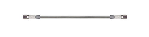 Goodridge 23in Universal Brake Line Assembly w/SS Fittings & Clear Hose - 30323TC-CL