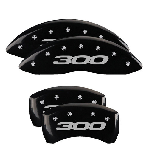 MGP 4 Caliper Covers Engraved Front & Rear 300/2017 Black - 32020S301BK