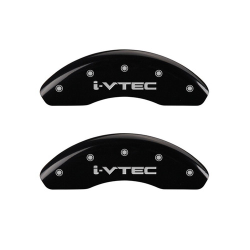 MGP Front set 2 Caliper Covers Engraved Front i-Vtec Black - 20212FIVTBK