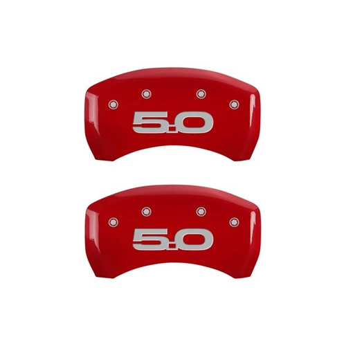 MGP Rear set 2 Caliper Covers Engraved Rear 2015/50 Red - 10203RM52RD