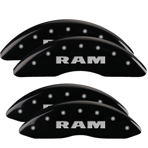 MGP 4 Caliper Covers Engraved Front & Rear RAM Black - 55002SRAMBK