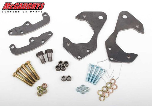 McGaughys Chevrolet Fullsize Car 1965-1968 Front Disc Brake Conversion Brackets; Stock Spindles - Part# 63228