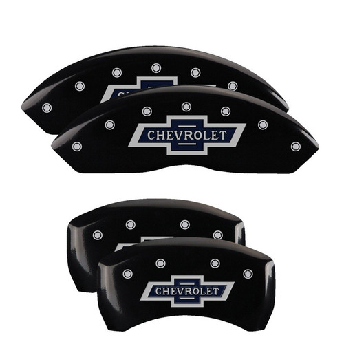 MGP 4 Caliper Covers Engraved F & R 100 Anniversary Black - 14235SBANBK