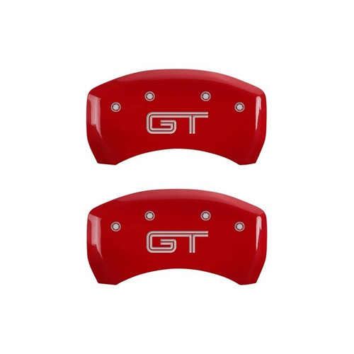 MGP Rear set 2 Caliper Covers Engraved Rear S197/GT Red - 10010RMG2RD