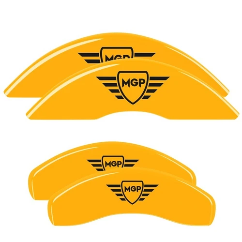 MGP Front set 2 Caliper Covers Engraved Front MGP Yellow - 26003FYL