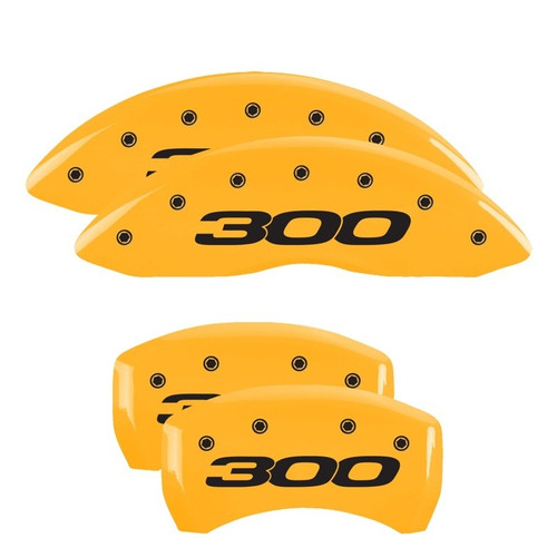 MGP 4 Caliper Covers Engraved Front & Rear 300/2017 Yellow - 32020S301YL