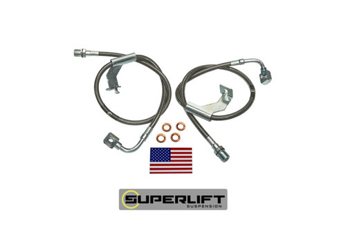 1987 GM Pickup/87-91 Blazer/Suburban w/ 4-6in Lift Kit (Pair) Bullet Proof Brake Hoses - Superlift 91360
