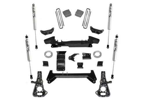 01-10 Chevy Silv 2500HD/3500 4WD Knuckle Kit 6in Lift Kit w/ Fox 2.0 Shocks - Superlift K860F