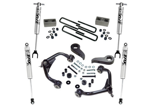 11-19 Chevy Silverado 2500HD - 3in Lift Kit w/ Fox 2.0 Series Shocks - Superlift K1010F