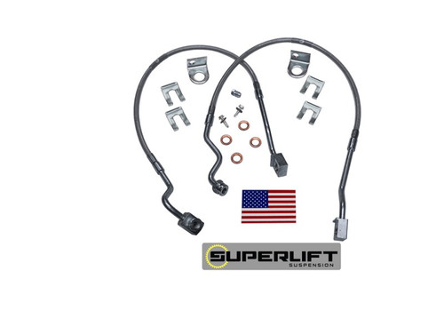 95-97 Ford Ranger w/ 4-6in Lift Kit (Pair) Bullet Proof Brakes Hoses - Superlift 91260