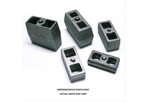 Universal Application - Rear Lift Block - 3in Lift - w/ 5/8 Pins - Pair - Superlift 036-2
