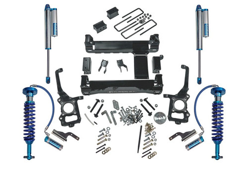 15-20 Ford F-150 4WD 4.5in Lift Kit w/ King Front Coilovers / King Reservoir Rear Shocks - Superlift K128KG